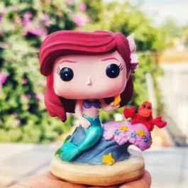 Ariel y Sebastián - maceta Funko Pop